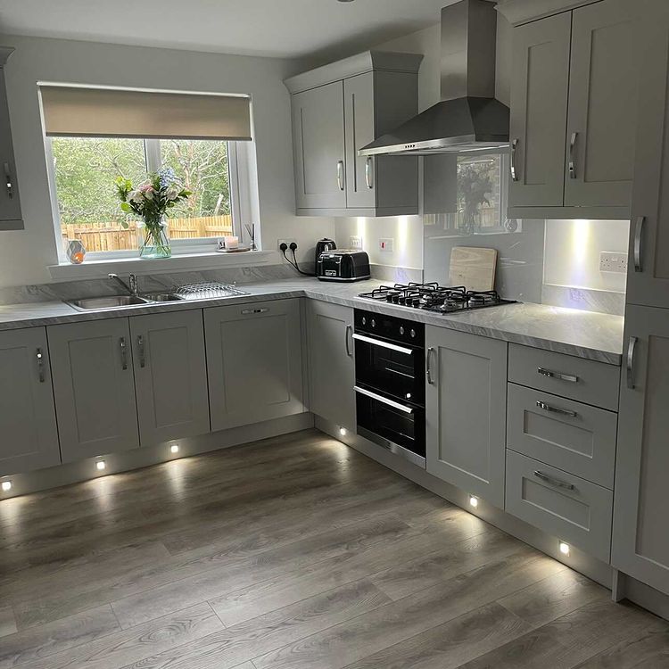 Kefe - Weathered Oak Brown Kitchen