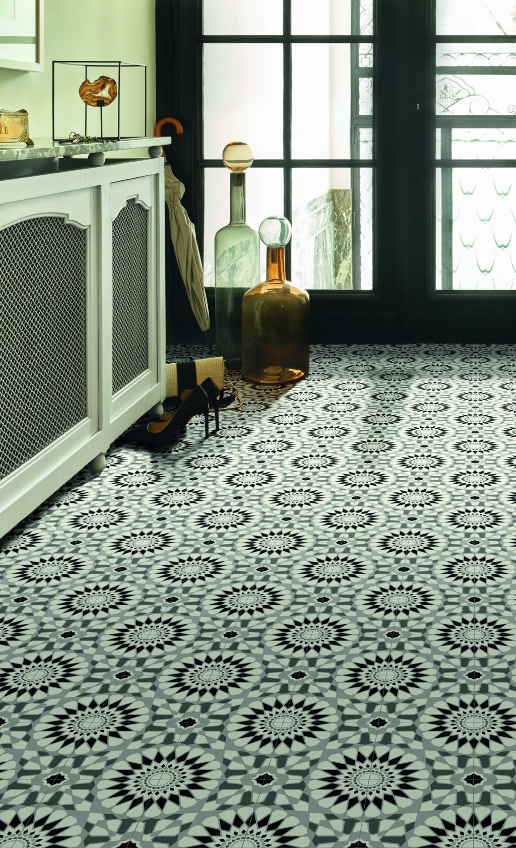 Dwell skærm fjendtlighed Tile-Effect Vinyl Flooring | Tapi Carpets & Floors