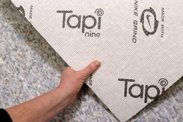 Tapi Nine made with Nike Grind Underlay | Tapi Carpets & Floors