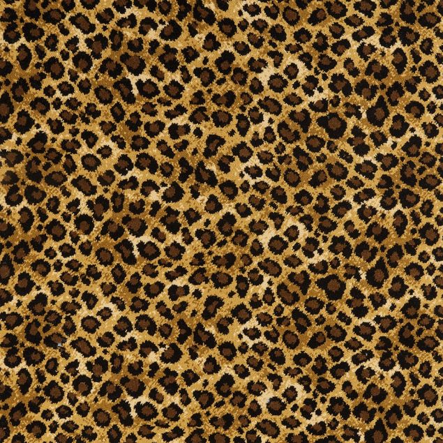 Safari Leopard Woven Carpet Tapi, Animal Print Lino Flooring