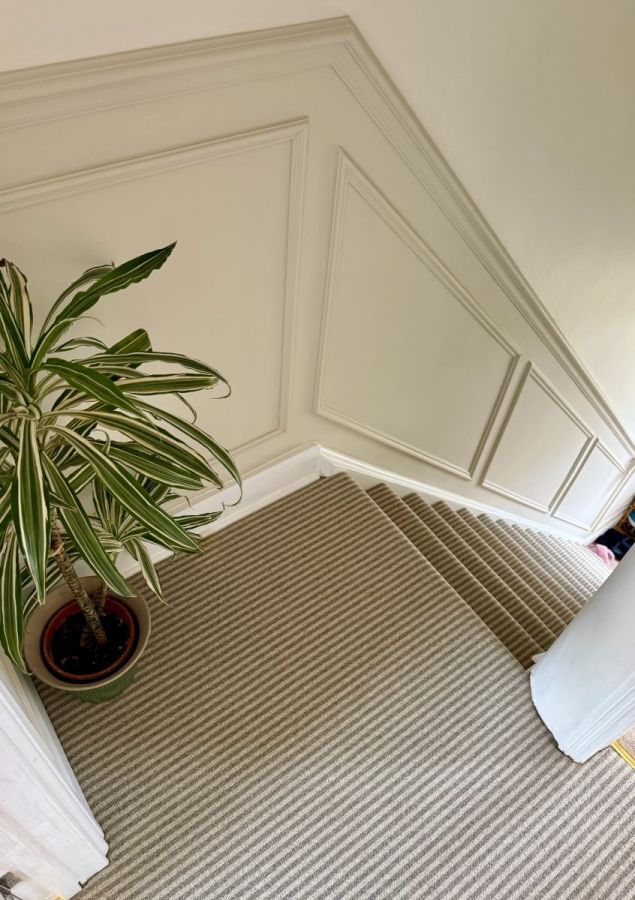 Lerwick - Cream Stone Stripe