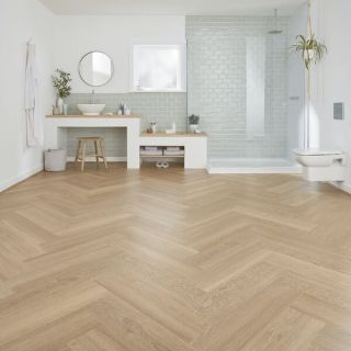 Van Gogh Herringbone Warm Brushed Oak