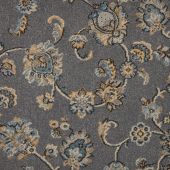 Oban Grey Floral Carpet