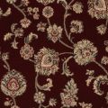 Oban Bordeaux Floral Carpet