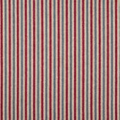 Lerwick Red Blue Cream Stripe Carpet