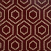 Rannoch Wine Geo Carpet