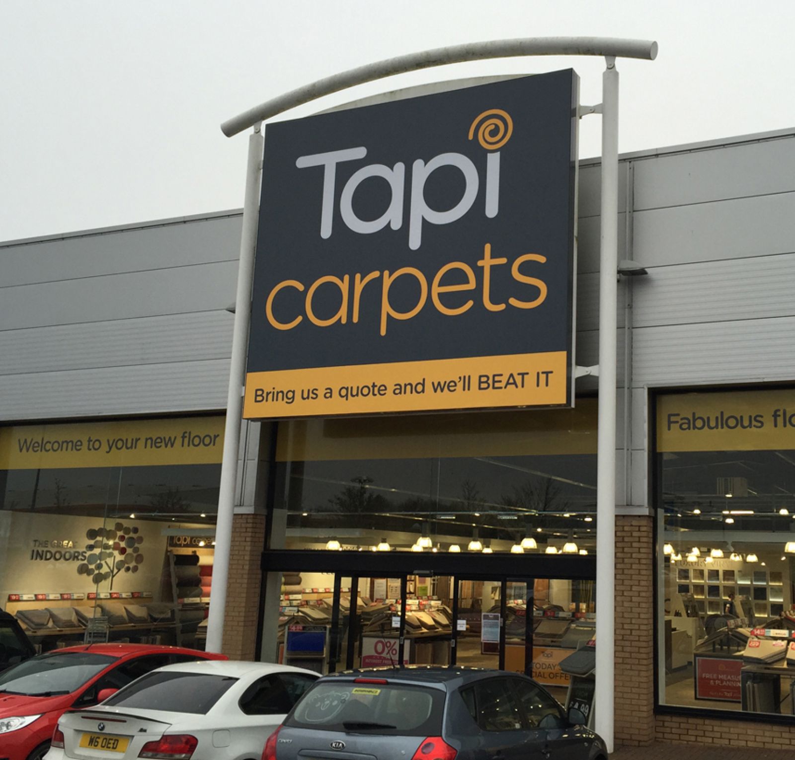 Carpet Shop in Telford Tapi Carpets, Vinyl & Flooring