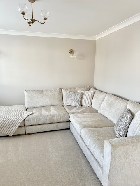 Motif - Linen Beige Living Room