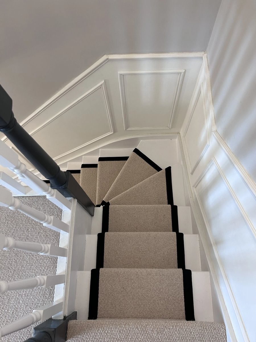 Coco - Porcelain Weave Beige Stairs