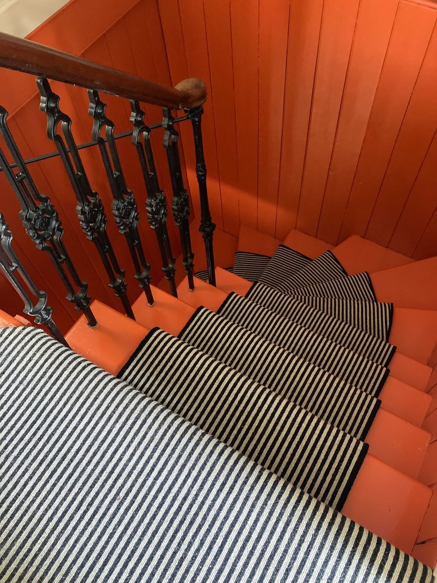 Lerwick black cream stripe Multicoloured Stairs