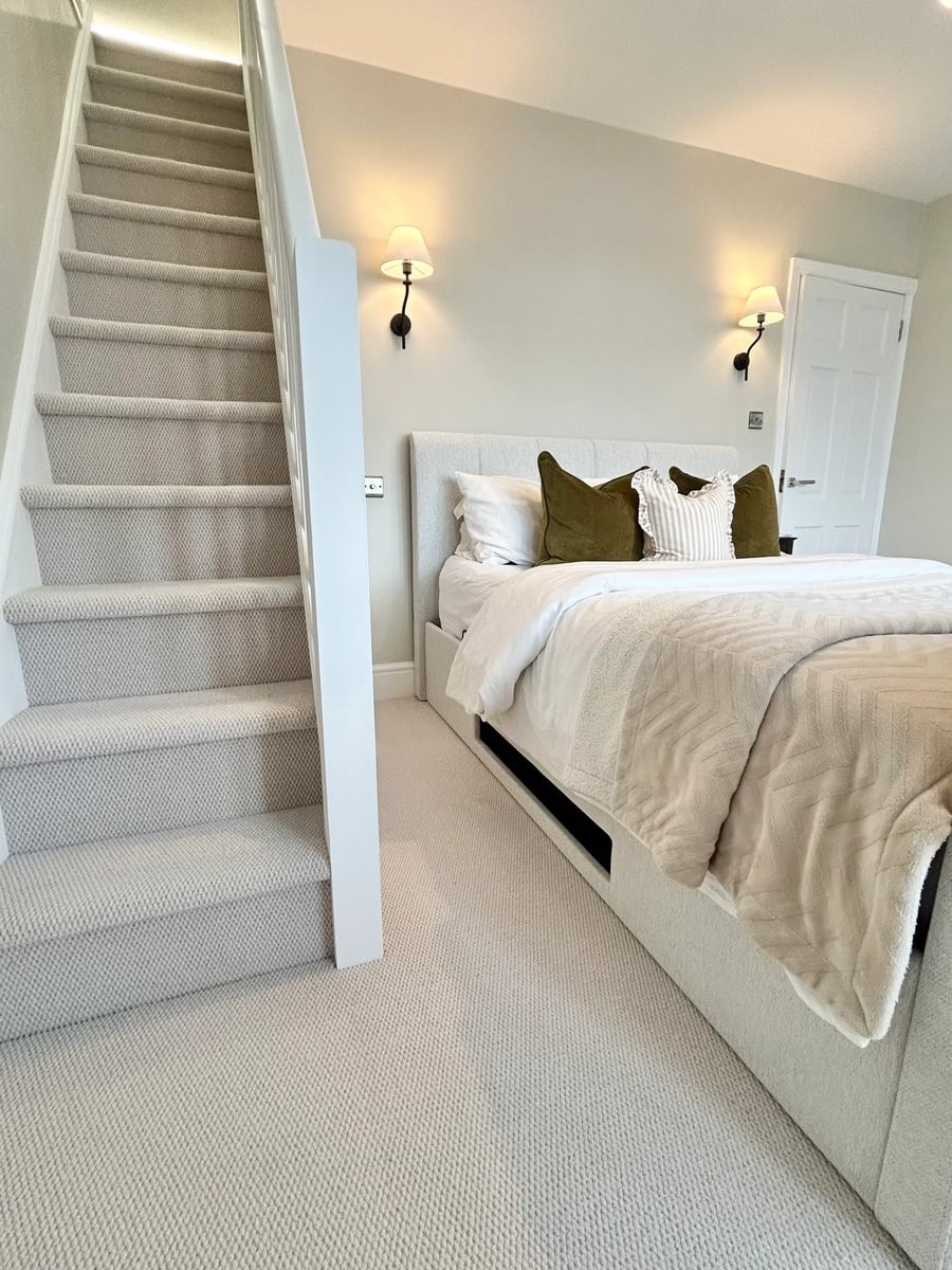 Carpetright Casablanca - Sandy Cobble Beige Stairs